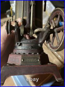 1902 antique Ernst Plank Vertical Steam Engine toy Cosmos #160/3S