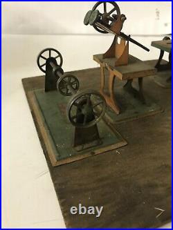 3 PC Vintage Weeden Steam Engine Toy Tools Lot Tin Litho
