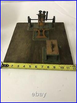 3 PC Vintage Weeden Steam Engine Toy Tools Lot Tin Litho