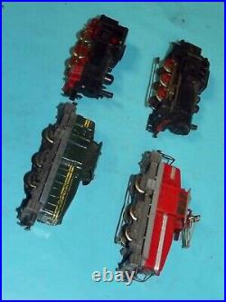 4 Old Model Rail Toy Locomotive Steam & Other Märklin Vintage