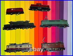 6 Old Model Rail Toy Locomotive Lima Märklin Type 884, Tender