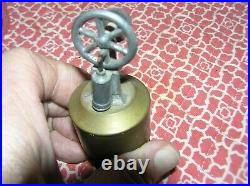 Antique 1890's Brass Miniature Live Toy Steam Engine