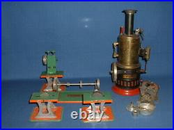 Antique Vertical Weeden Steam Engine with Multiple Accessories