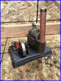 Antique Wilesco Model 6 Toy Model Steam Engine Working Display Hit Miss Engine