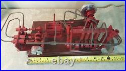 Antique steam engines (3) models on stand