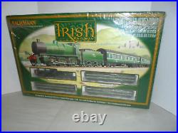 Bachmann Ho Scale Irish Railroad Steam Engine Passenger Set Mib