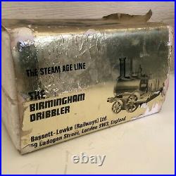Bassett Lowke Steam Engine, Floor Train, Live Steam Birmingham Dribbler. Boxed