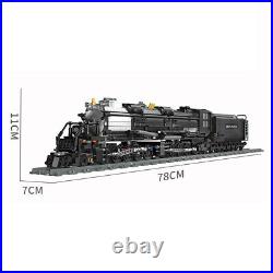 Big Boy Union Pacific Locomotive Train Steam Engine with Railroad Track / Rails