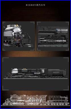 Bigboy Steam Train Model Building Blocks Set Locomotive MOC Brick Toys 1608pcs