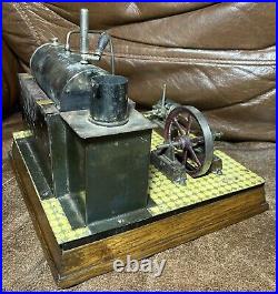 Bing Carette Live Steam Engine Plant Prewar Germany Tin Toy