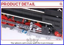 City High-tech Motorized QJ Class Steam Locomotive Electric Railway Train Buildi