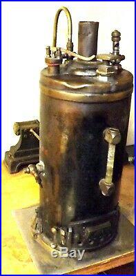Early 20th Century Marklin Wurttemberg Number 10 Vertical Steam Engine Toy