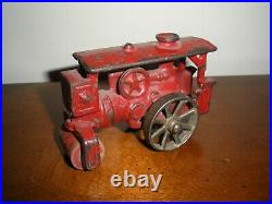 Early Cast Iron Red Hubley / Arcade STEAM ENGINE