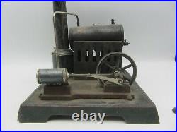 Early German Josef Falk Doll & Co Live Single Piston Steam Engine Model Green