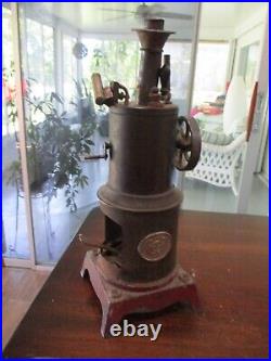 Ernst Plank toy steam engine Nuremburg Germany 1866-1935 vertical steam engine