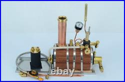 Horizontal steam boiler model with Steam whistle For Marine Steam Engine