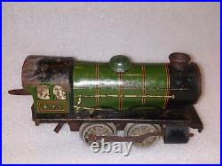 Hornby England Made Steam Train Engine Toy 1921 Old Vintage Winding Operated #