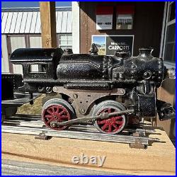 Ives Prewar Electric! Cast Iron 0-4-0 Steam Locomotive & No. 11 Tin Plate Tender