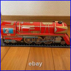 Japanese Vintage Tin Toy Steam-Locomotive 3pcs Length from 6 to 10 inch
