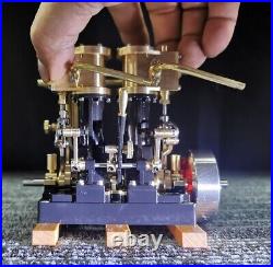 KACIO LS2-14 Dual Cylinder Steam Engine Model for Boats above 80cm NIB