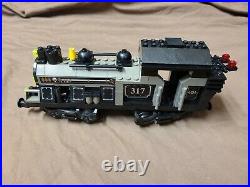Lego Steam Locomotive Grey KT107 My Own Train 3741 Grey Free Shipp