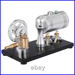 Live Steam Engine Model Toy with Boiler DIY Steam Heating Engine Generator Motor