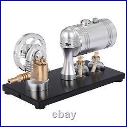 Live Steam Engine Model Toy with Boiler Steam Heating Engine Generator Motor DIY