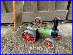 Live Steam Mamod Te1a Traction Engine (early Brass Whistle) Model Toy Steam