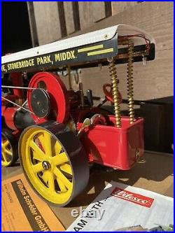Live Steam Wilesco D409 Showmans Traction Engine With Working Lights Model Toy