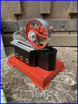 Live Steam Wilesco Stationary Engine Plant Model Static Toy D14