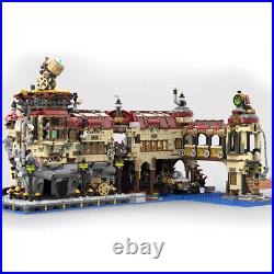 MOC Steam Powered Engine Model Building Blocks Set Toys Collection Bricks Gift