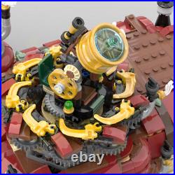 MOC Steam Powered Engine Model Building Blocks Set Toys Collection Bricks Gift
