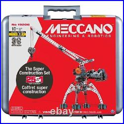 Meccano, Super Construction 25-in-1 Motorized Building Set, STEAM Education T