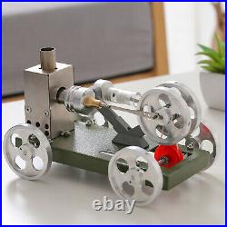 Metal Mini Steam Stirling Engine Motor Car Model DIY Science Toy Creative