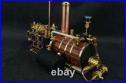 New Two-cylinder steam engine Live Steam with Steam Boiler With P5