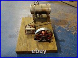 Old Toy Steam Engine untested as-is, German Wilesco brand D5