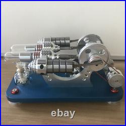 Powerful Hot Air Stirling Engine Generator Model Toy Mini V2 Engine Power Motor