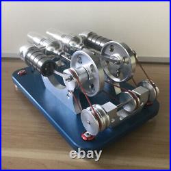 Powerful Hot Air Stirling Engine Generator Model Toy Mini V2 Engine Power Motor