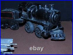 Prewar Clockwork toy train 100yrs old Bing, steam engine, tender, coach cars