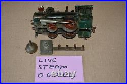 Prewar O Gauge Model Toy Train Locomotive Vintage Live Steam