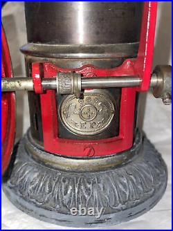 Rare Ernst Plank Ideal Vertical Cylinder Brass Boiler Ideal Toy Steam Engine