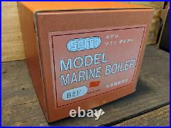 Saito B2F Steam Engine Boiler & Burne for Model Boat NOS Vintage Japanese