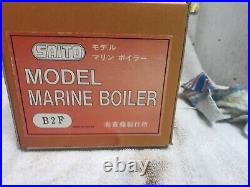 Saito Vee 4 Steam Engine, Boiler, Burner, Smoke Generater