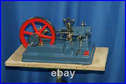 Stationary, working, Antique LARGE steam engine 1970 Dampfmaschine wilesco