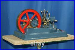 Stationary, working, Antique LARGE steam engine 1970 Dampfmaschine wilesco