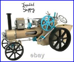 Steam Car Engine Model Metal Assembly Toy Rechargeable Mechanic Toy