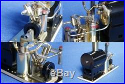 Steam Engine & Boiler Display Stand Model Marine SAITO V2 & OB-1 New from Japan