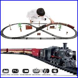 Steam Engine Train Toy Electric Railway and Tracks Diecast Educational Game Toys