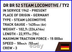 Steam Locomotive DRB Class 52/TY-2 COBI 6283 1630 brick train