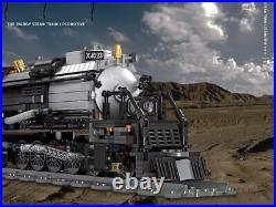 Steam Train Model Building Blocks Set for Bigboy Locomotive MOC Brick Toys Kit